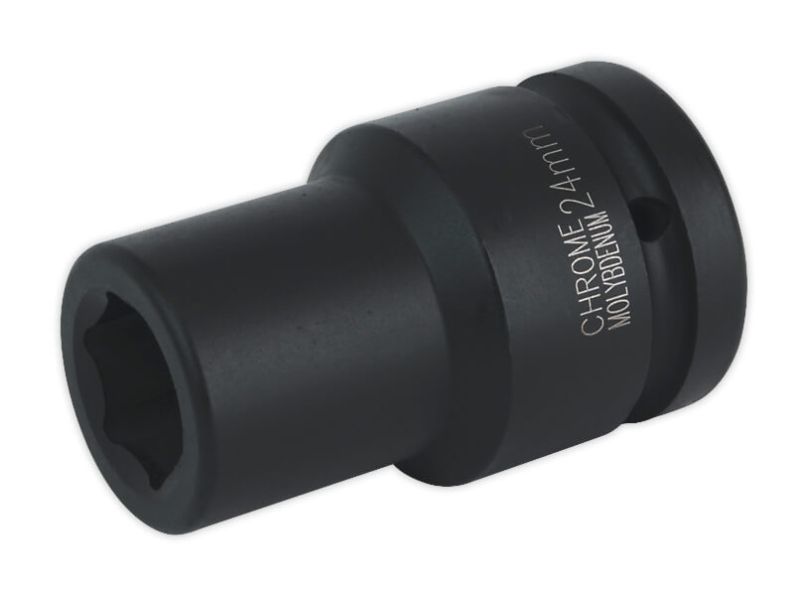 Sealey IS124D Impact Socket 24mm Deep 1