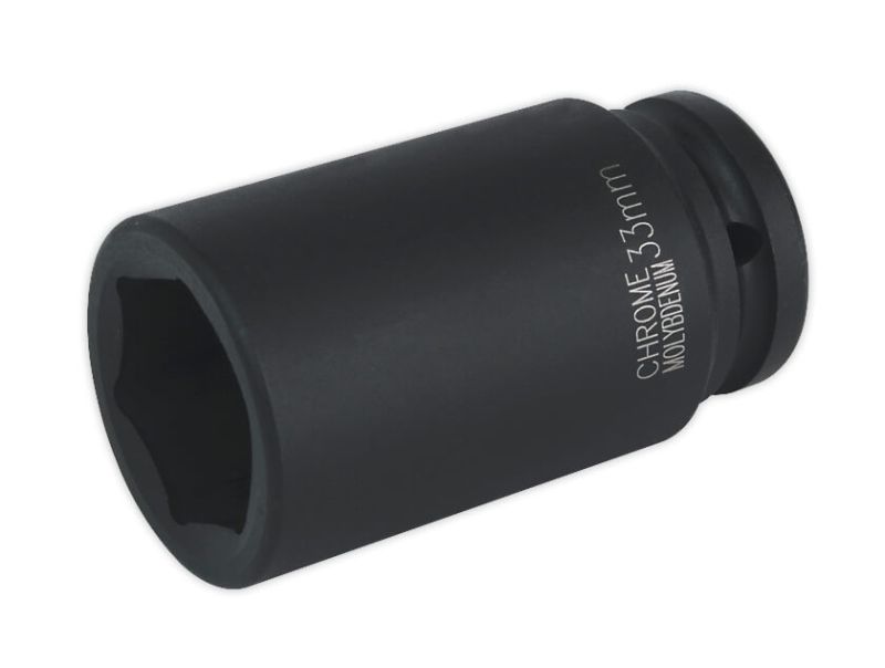 Sealey IS3433D Impact Socket 33mm Deep 3/4