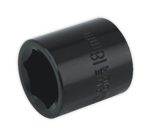 Sealey IS3818 Impact Socket 18mm 3/8