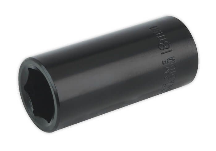 Sealey IS3818D Impact Socket 18mm Deep 3/8