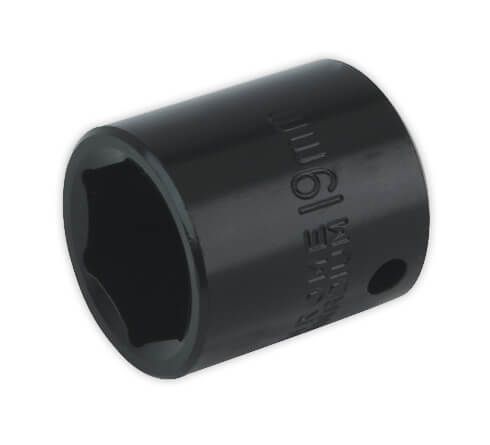 Sealey IS3819 Impact Socket 19mm 3/8