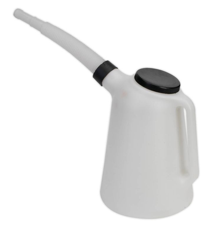 Sealey JDL5 Oil Container with Lid & Flexi Spout 5ltr