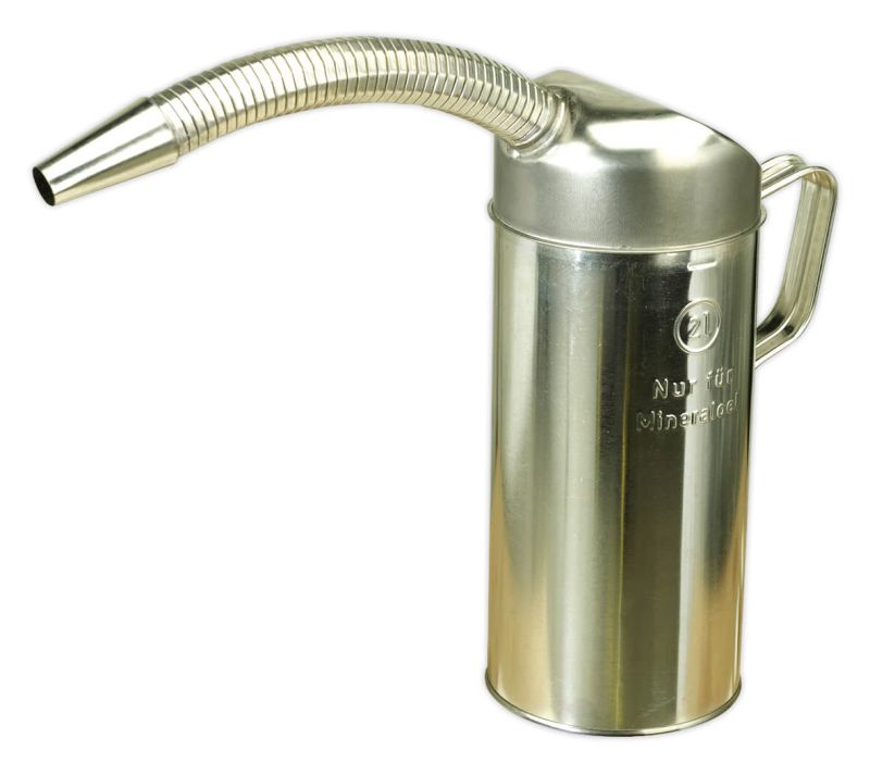 Sealey JM2F Measuring Jug Metal with Flexible Spout 2ltr