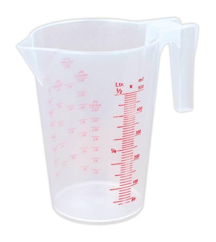 Sealey JM500 Mixture Measuring Jug 500ml