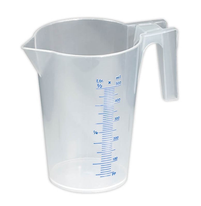 Sealey JT0500 Measuring Jug Translucent 0.5ltr