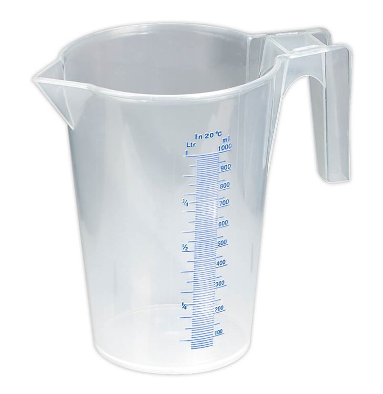 Sealey JT1000 Measuring Jug Translucent 1ltr