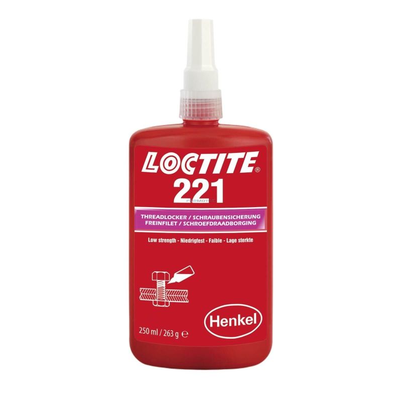 Loctite 221 Low Strength Threadlock 250ml