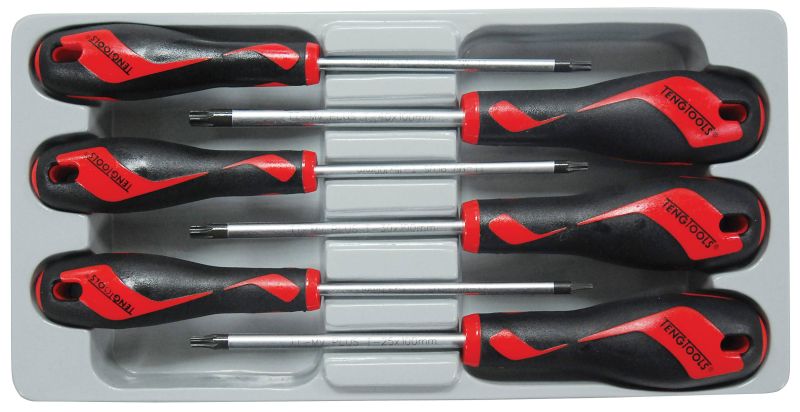 Teng Tools MD906N1 6 Piece TX Type Screwdriver Set