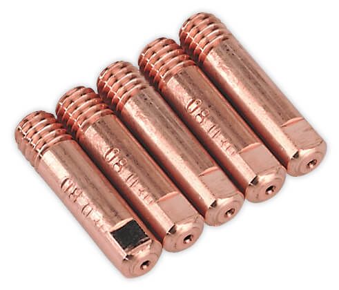 Sealey MIG957 Contact Tip 0.8mm TB15 Pack of 5