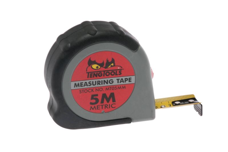 Teng Tools MT05MM 5 Metre Metric Only Measuring Tape