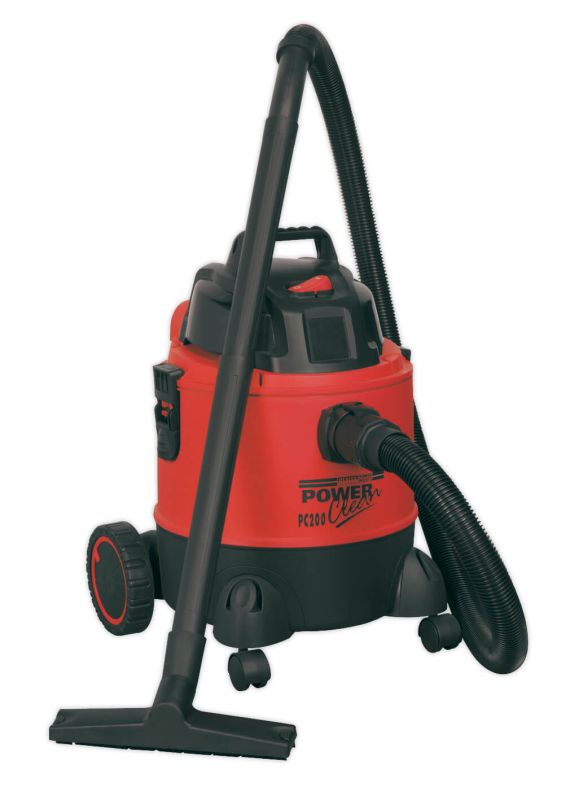 Sealey PC200 Vacuum Cleaner Wet & Dry 20ltr 1250W/230V