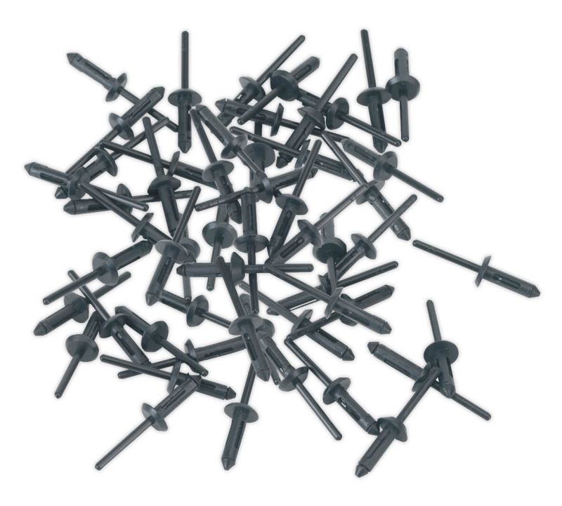 Sealey PR004 Plastic Rivet ⌀5 x 17.2mm Pack of 50