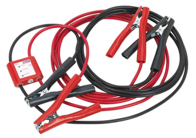 Sealey PROJ/12 Booster Cables 5mtr 400Amp 20mm² with 12V Electronics Protection