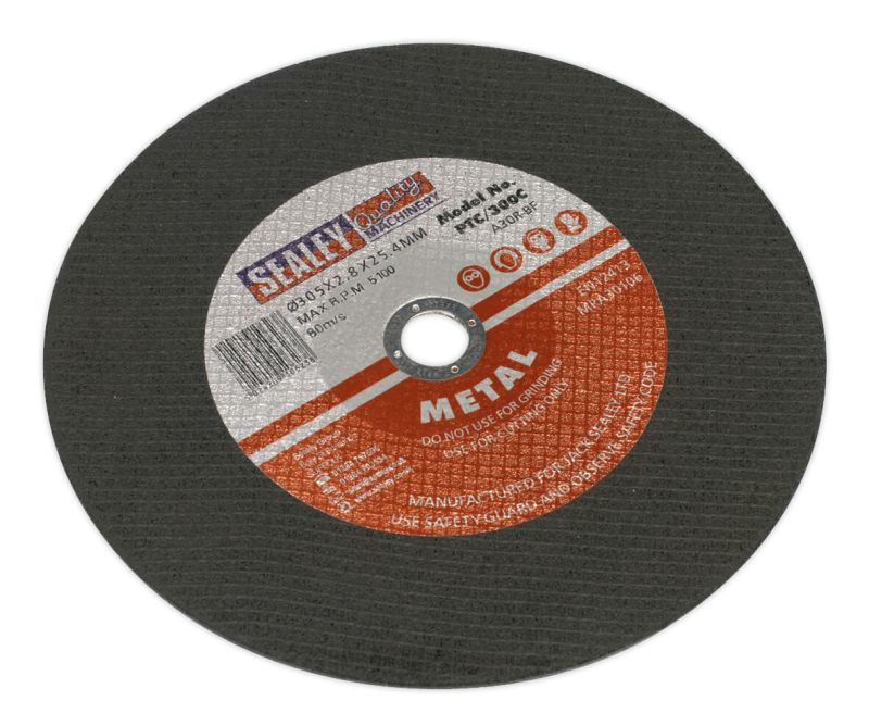 Sealey PTC/300C Cutting Disc ⌀305 x 2.8mm 25.4mm Bore