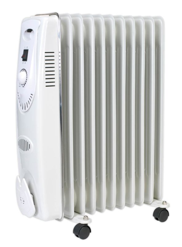 Sealey RD2500 Oil Filled Radiator 2500W/230V 11 Element