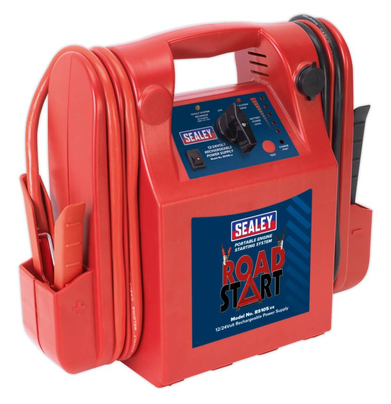 Sealey RS105 RoadStart&reg; Emergency Jump Starter 12/24V 3200/1600 Peak Amps
