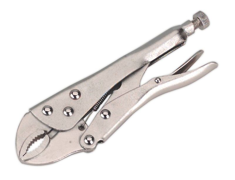 Siegen S0486 Locking Pliers 175mm Curved Jaw