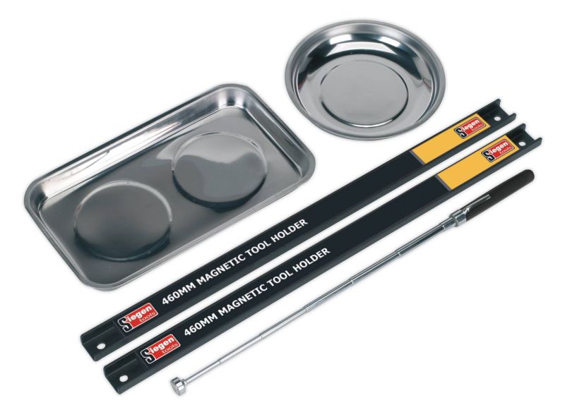 Siegen S0773 Magnetic Bowl & Tool Holder Set 5pc
