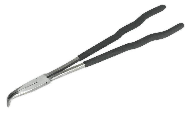 Siegen S0927 Needle Nose Pliers Extra Long 400mm 90&deg; 