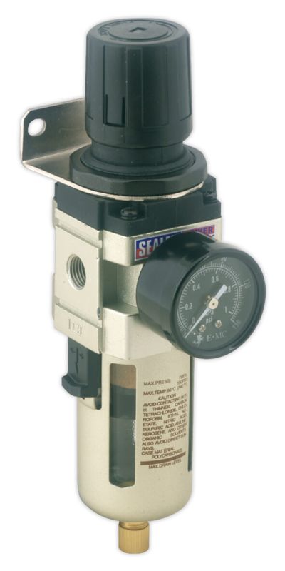 Sealey SA106FR Air Filter/Regulator Max Airflow 70cfm