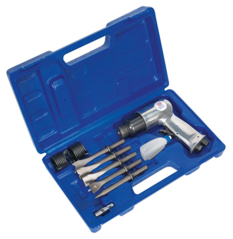 Sealey SA12/S Air Hammer with Chisels Medium Stroke