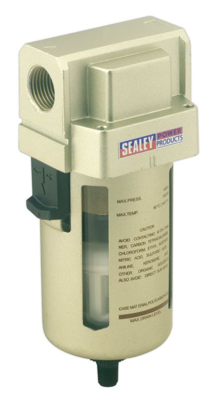 Sealey SA206FAD Air Filter Auto Drain Max Airflow 140cfm