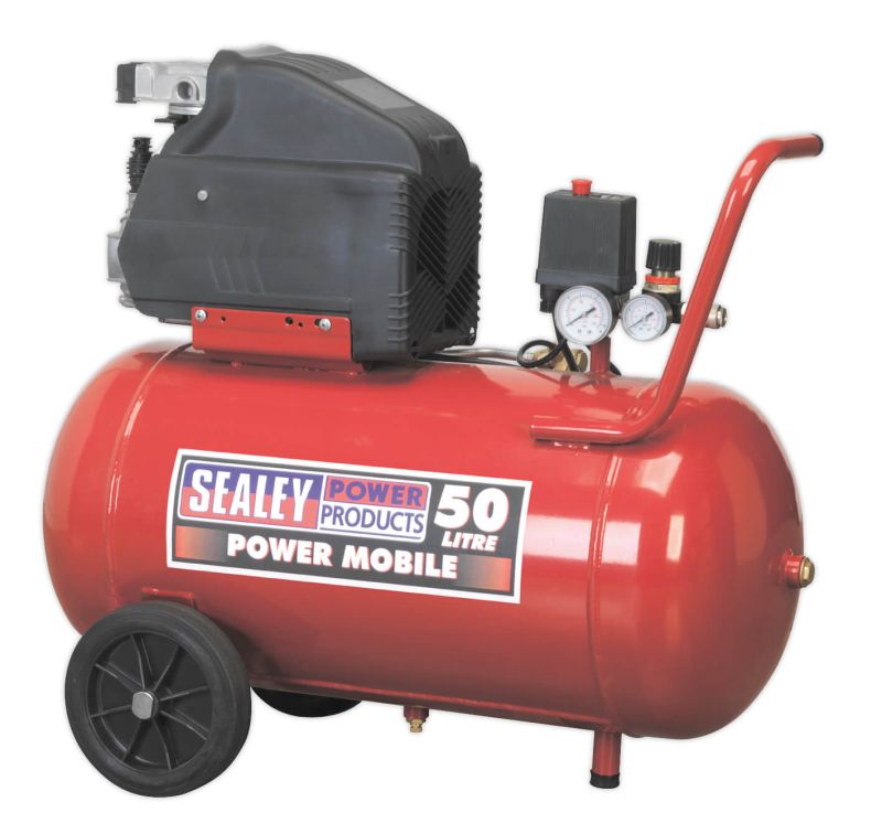 Sealey SA5020 Compressor 50ltr Direct Drive 2hp