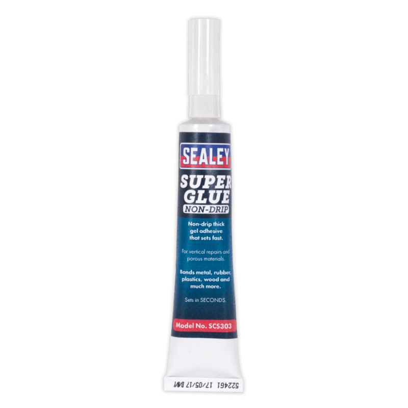 Sealey SCS303S Super Glue Non Drip Gel 20g