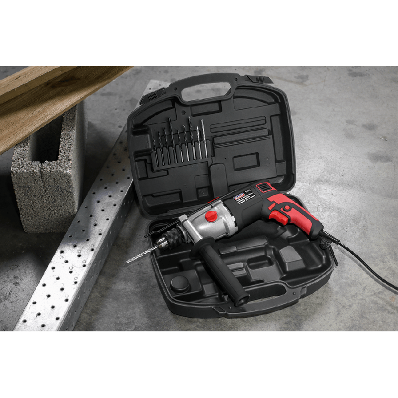 Sealey SD1000 Hammer Drill 13mm 2 Mechanical/Variable Speed 1050W/230V