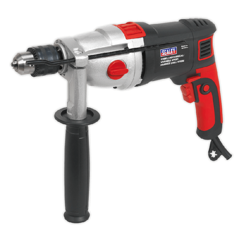 Sealey SD1000 Hammer Drill 13mm 2 Mechanical/Variable Speed 1050W/230V