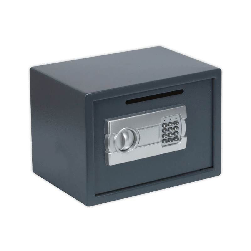 Sealey SECS01DS Electronic Combination Security Safe with Deposit Slot 350 x 250 x 250mm