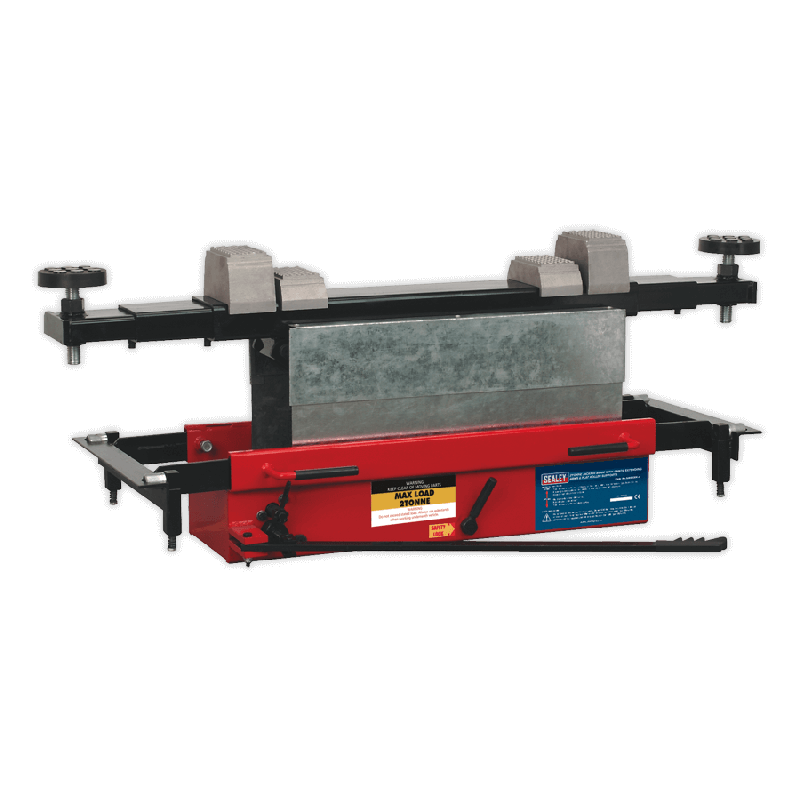 Sealey SJBEX200 Jacking Beam 2tonne with Arm Extenders & Flat Roller Supports