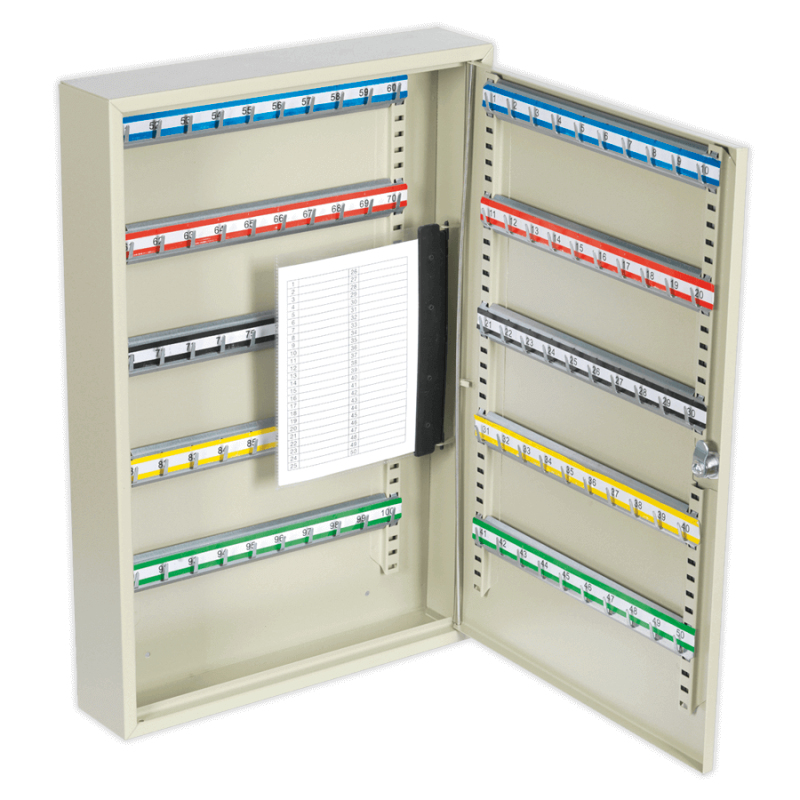 Sealey SKC100 Key Cabinet 100 Key Capacity