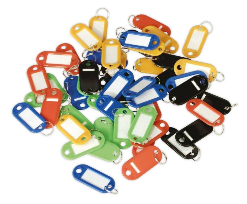 Sealey SKTAG50 Key Tag Assortment 50pc