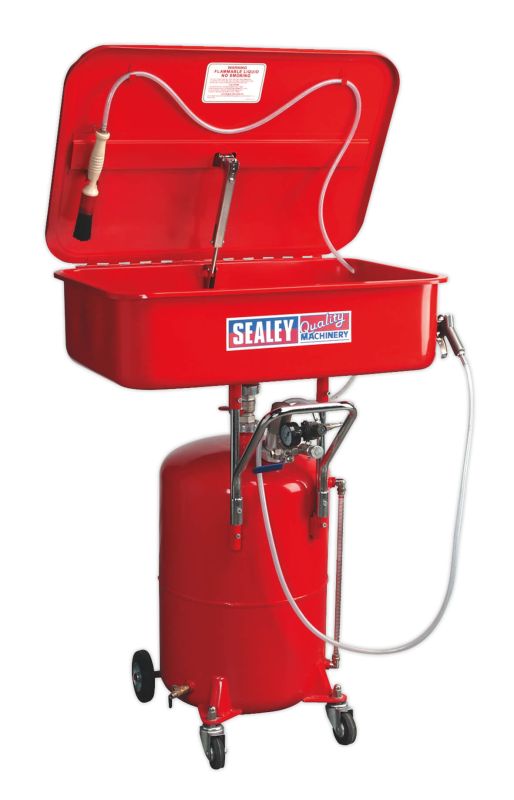 Sealey SM224 Mobile Parts Cleaning Tank Air Operated with Reservoir