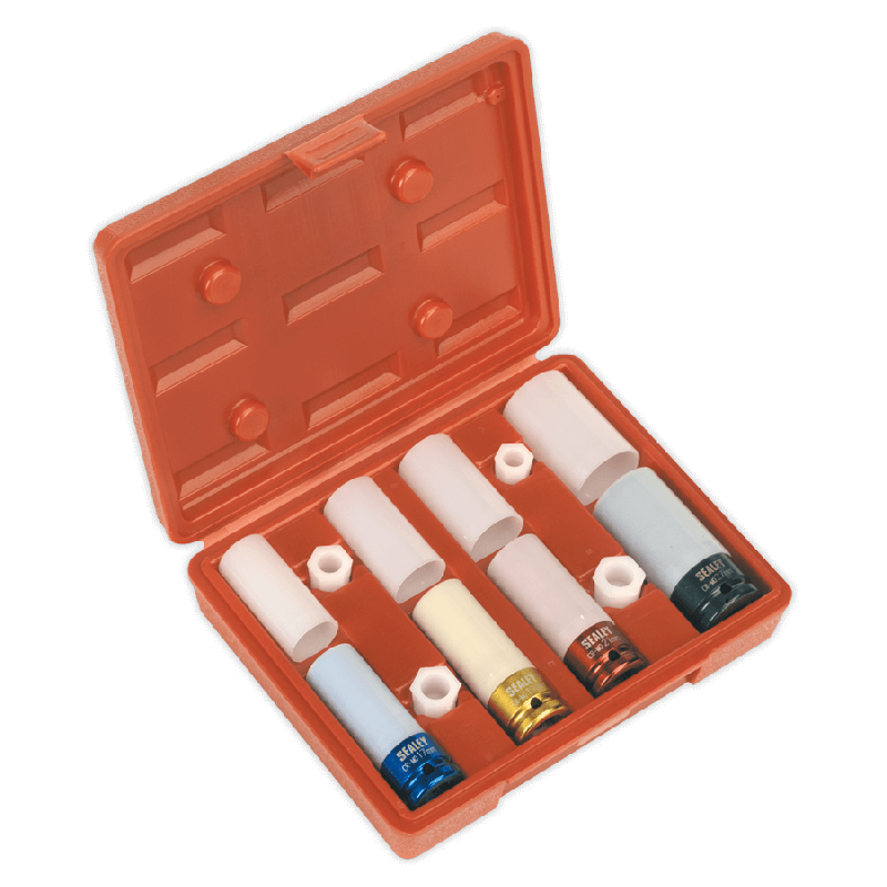 Sealey SX030 Alloy Wheel Impact Socket Set 4pc 1/2