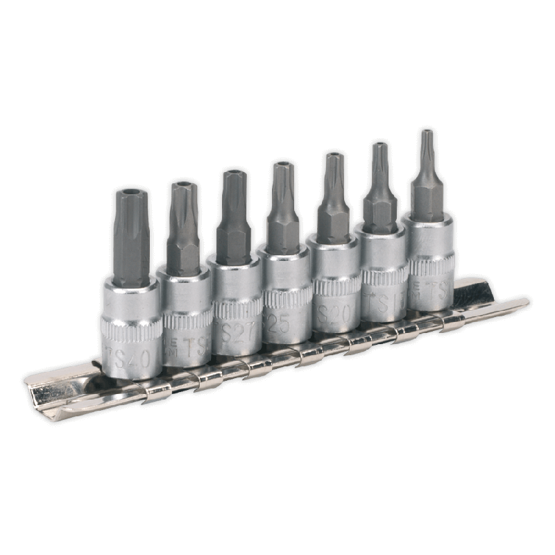 Sealey SX106 TRX TS Security Socket Bit Set 7pc 1/4