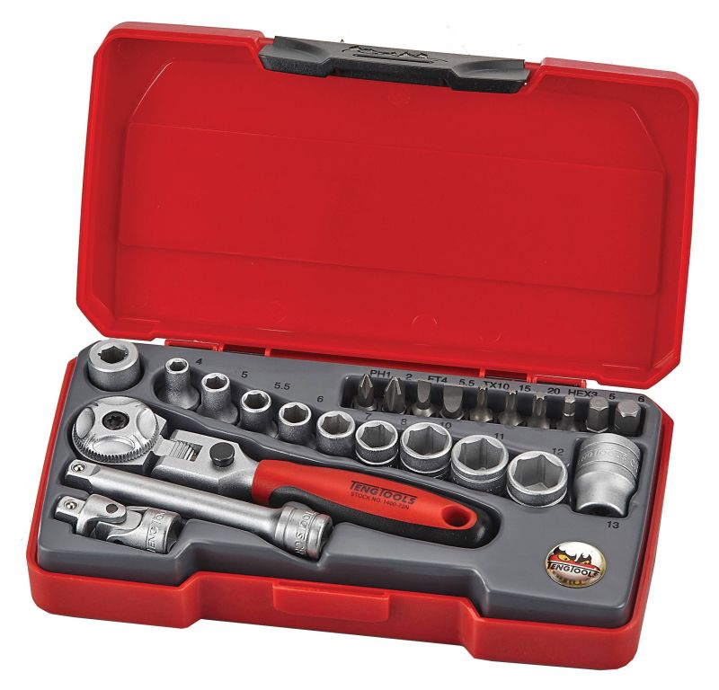 Teng Tools T1424S 24 Piece 1/4