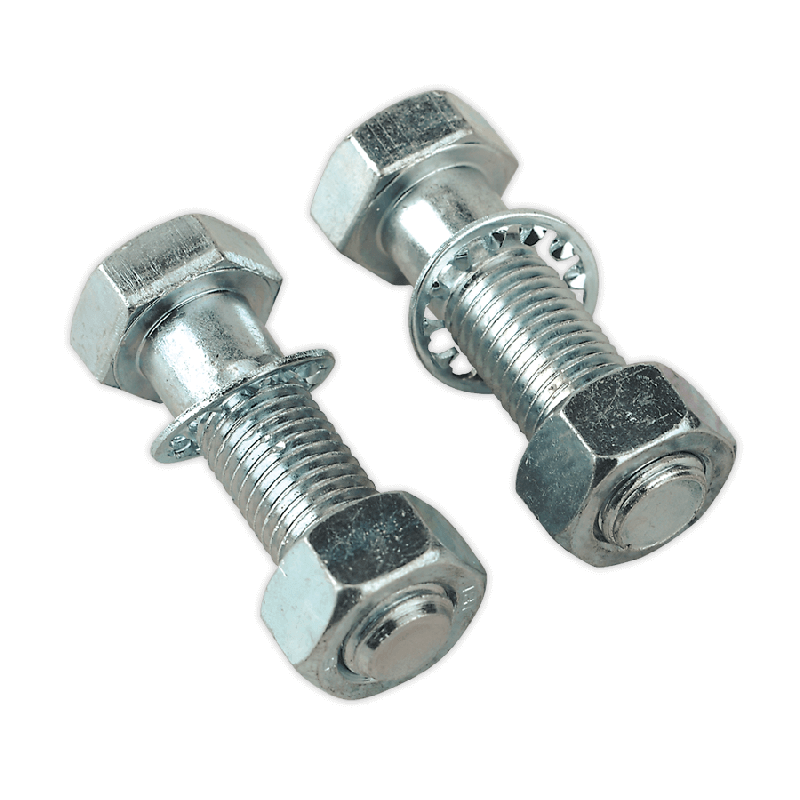 Sealey TB27 Tow Ball Bolts & Nuts M16 x 55mm Pack of 2