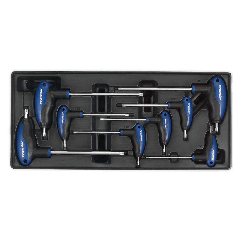 Sealey TBT05 Tool Tray with T Handle TRX Star* Key Set 8pc
