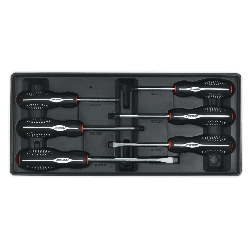 Sealey TBT14 Tool Tray with Screwdriver Set 6pc