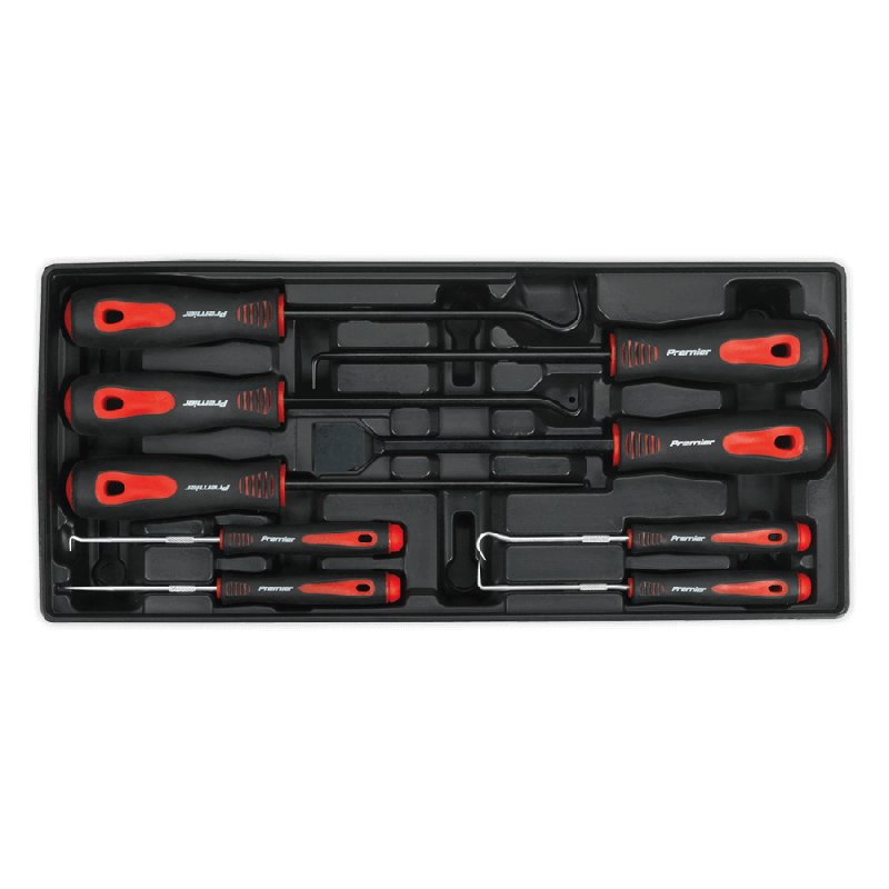 Sealey TBT23 Tool Tray with Scraper & Hook Set 9pc