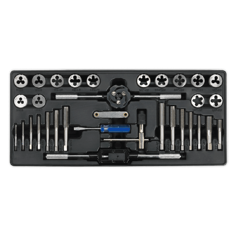 Sealey TBT26 Tool Tray with Tap & Die Set 33pc