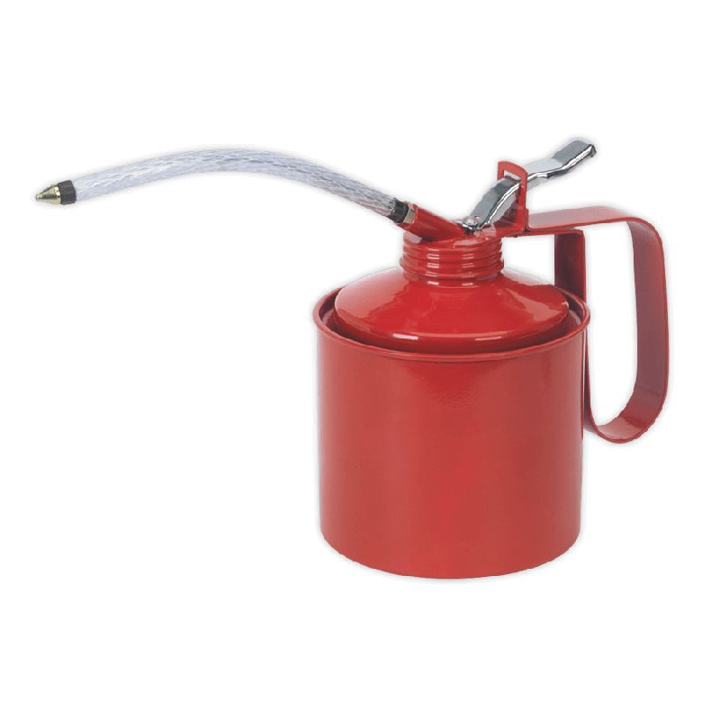 Sealey TP1000 Metal Oil Can Flexible Spout 1000ml