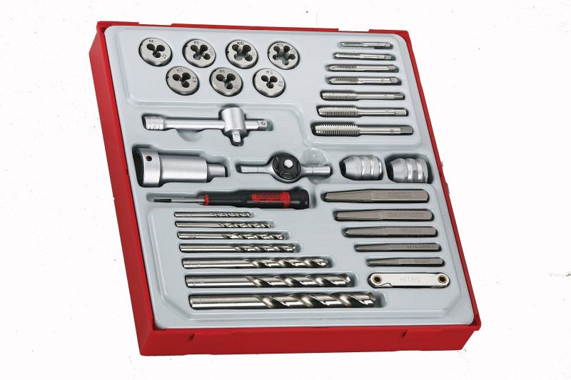 Teng Tools TTDTD34 34 Piece Tap & Die Set