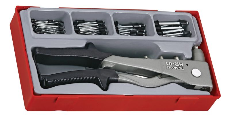 Teng Tools TTHR81 81 Piece Rivet Gun Set