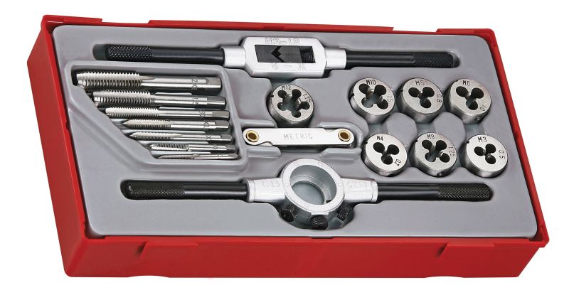 Teng Tools TTTD17 17 Piece Tap & Die Set