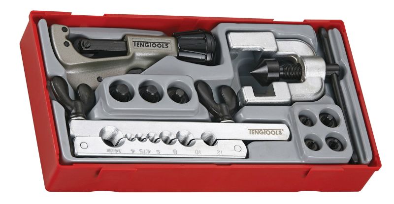 Teng Tools TTTF10 10 Piece Comprehensive Tube Flaring Tool Set