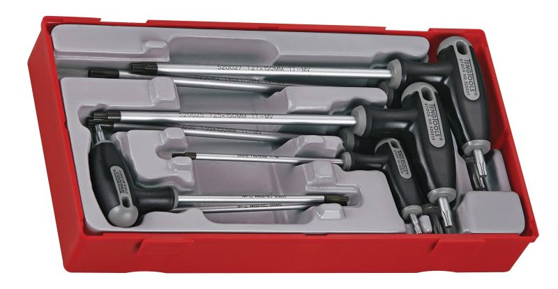 Teng Tools TTTX7 7 Piece T Handle TX/TPX Hex Key Set