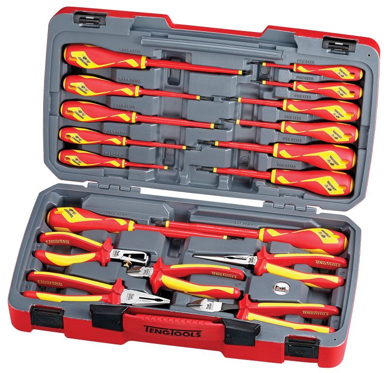 Teng Tools TV18N 18 Piece 1000 Volt Insulated Tool Set